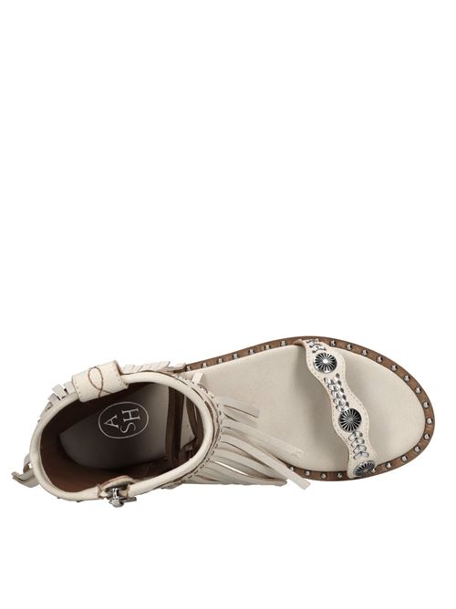 Sandali flat in pelle ASH | PAQUITO BIS INTERCEPTORBEIGE